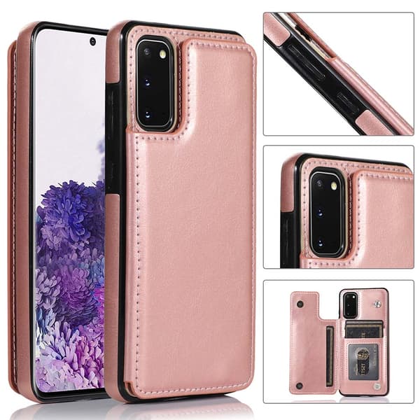 Samsung Galaxy S20 - Praktiskt Skal med Kortfack (NKOBEE)