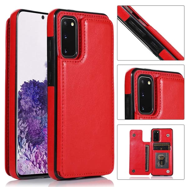 Samsung Galaxy S20 - Praktiskt Skal med Kortfack (NKOBEE)