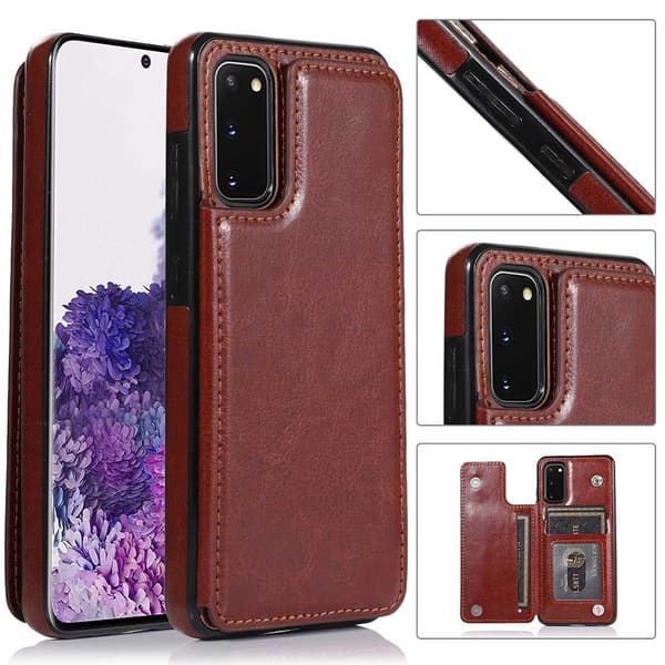 Samsung Galaxy S20 - Praktiskt Skal med Kortfack (NKOBEE)