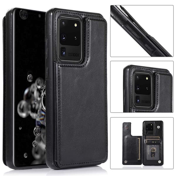Samsung Galaxy S20 Ultra - Robust Skal med Kortfack
