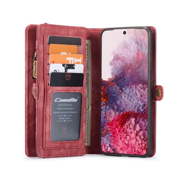 Samsung Galaxy S20 CASEME Aftagelig 2-i-1 etui - Rød