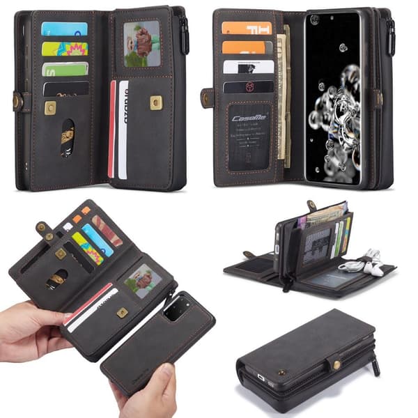 Samsung Galaxy S20 Plus CASEME Aftagelig 2-i-1 etui - Grå