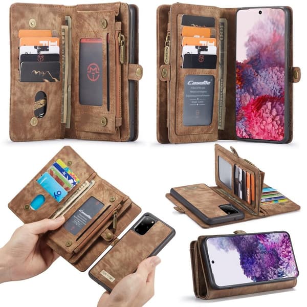 Samsung Galaxy S20 Plus CASEME Detachable 2-in-1 case - Brown