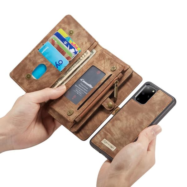 Samsung Galaxy S20 Plus CASEME Detachable 2-in-1 case - Brown