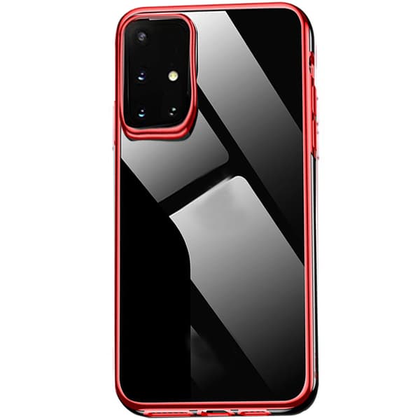 Samsung Galaxy A71 - Skyddande Stilrent Silikonskal Röd Röd