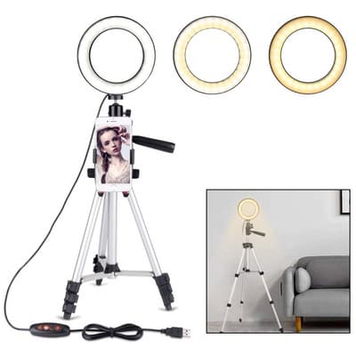 Trolsk LED Light Tripod + iPhone Holder