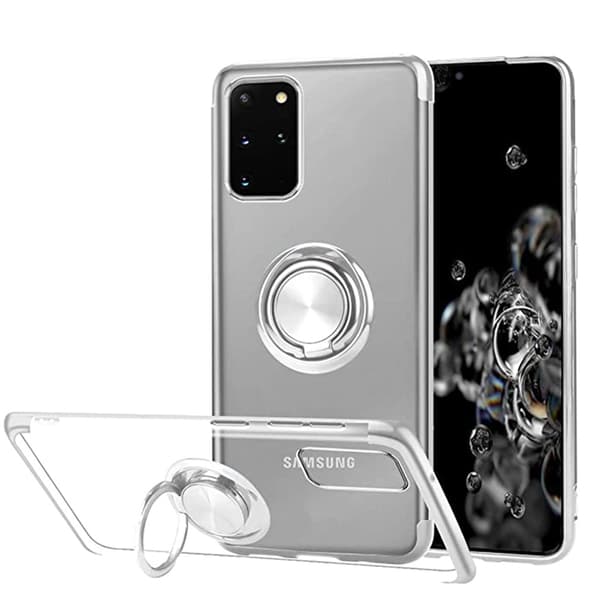 Silikonskal med Ringhållare - Samsung Galaxy S20 Plus