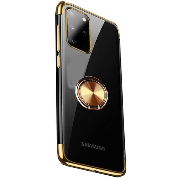 Silikonskal med Ringhållare - Samsung Galaxy S20 Plus
