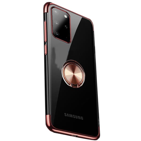 Silikonskal med Ringhållare - Samsung Galaxy S20 Plus