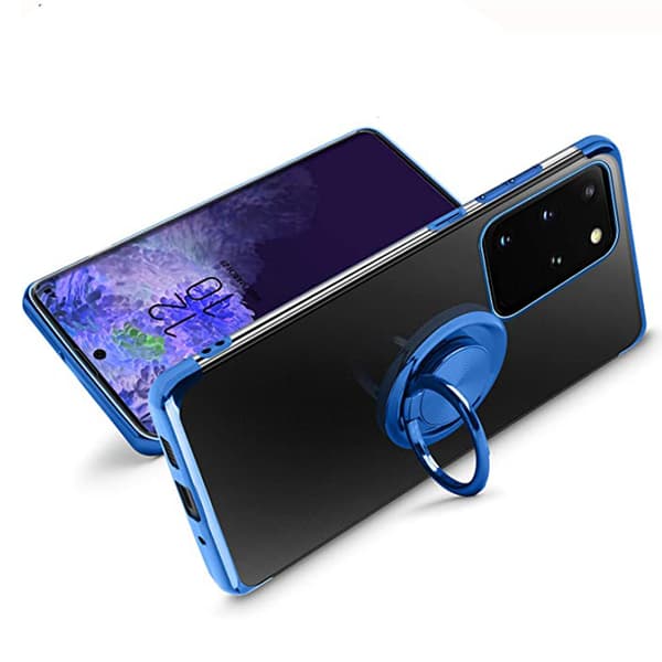 Silikonskal med Ringhållare - Samsung Galaxy S20 Plus