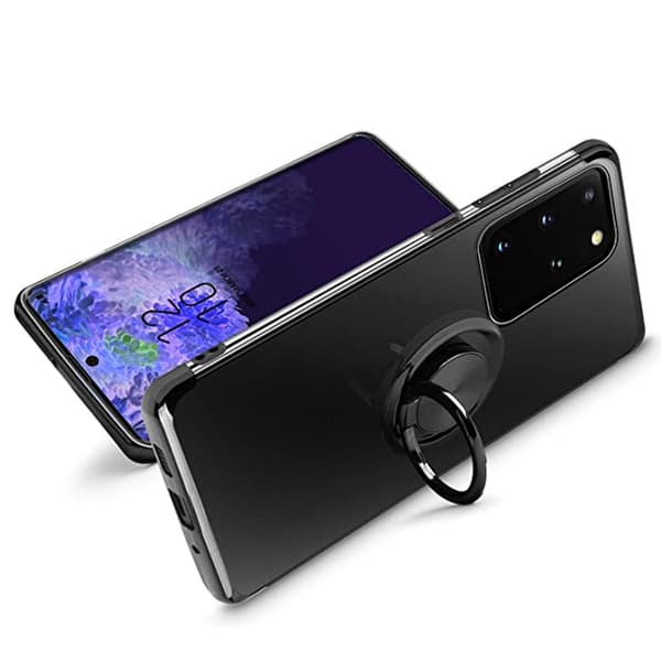 Silikonskal med Ringhållare - Samsung Galaxy S20 Plus