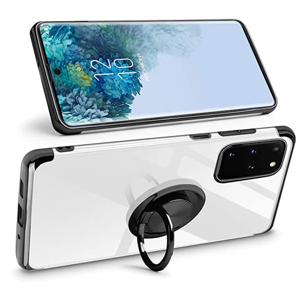 Silikonskal med Ringhållare - Samsung Galaxy S20 Plus
