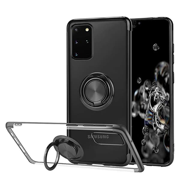 Silikonskal med Ringhållare - Samsung Galaxy S20 Plus