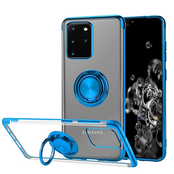 Silikonskal med Ringhållare - Samsung Galaxy S20 Plus