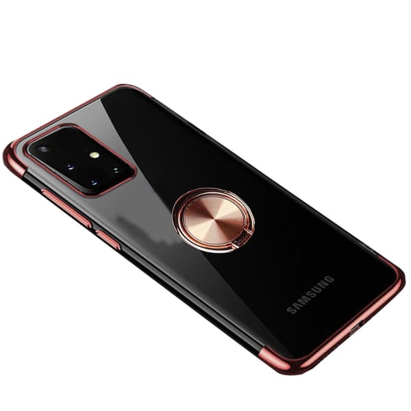 Samsung Galaxy A71 - Effektfullt Silikonskal med Ringhållare