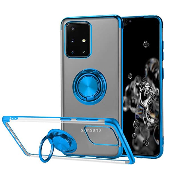 Samsung Galaxy A71 - Effektfullt Silikonskal med Ringhållare