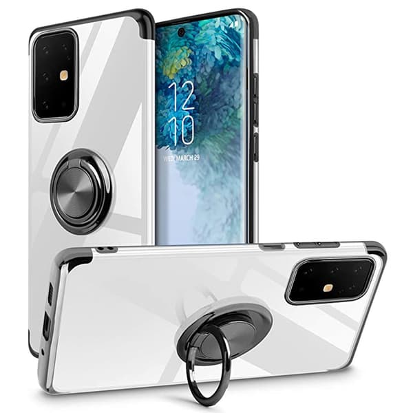 Samsung Galaxy A71 - Effektfullt Silikonskal med Ringhållare