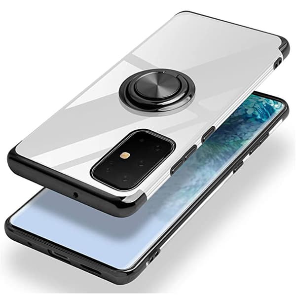 Samsung Galaxy A71 - Effektfullt Silikonskal med Ringhållare