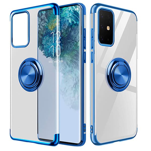 Samsung Galaxy A71 - Effektfullt Silikonskal med Ringhållare