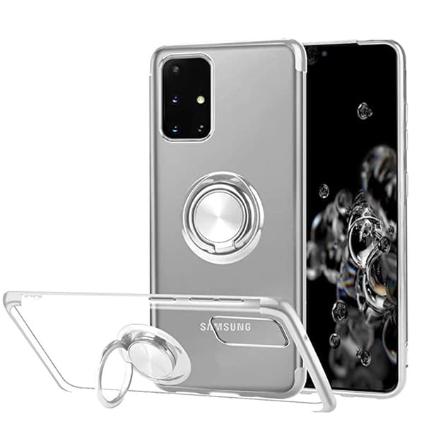 Samsung Galaxy A71 - Effektfullt Silikonskal med Ringhållare