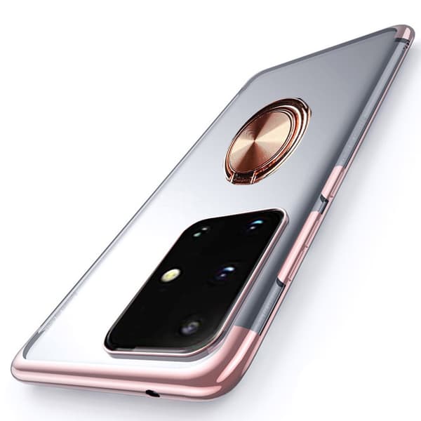 Samsung Galaxy A71 - Silikonskal med Ringhållare Floveme