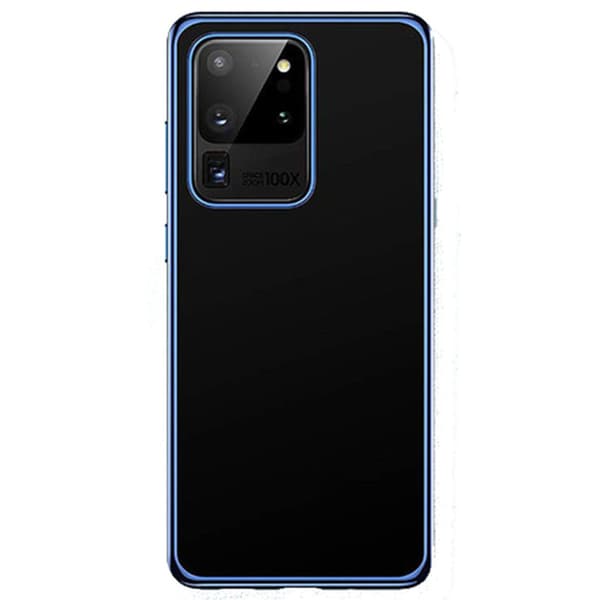 Genomtänkt Tunt Silikonskal - Samsung Galaxy S20 Ultra Blå