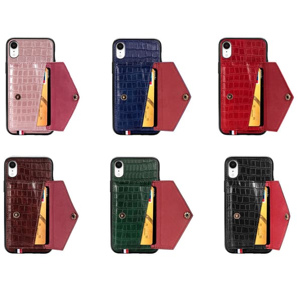 iPhone XR - Stilrent Skal med Kortfack