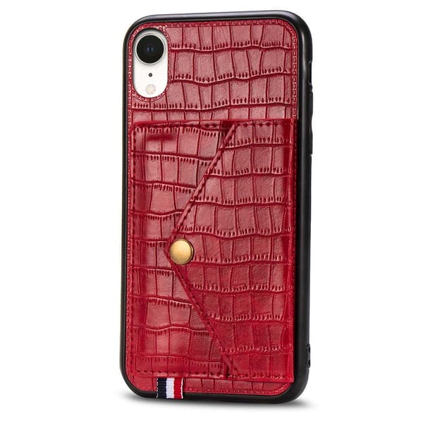 iPhone XR - Stilrent Skal med Kortfack