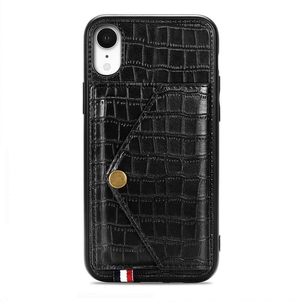 iPhone XR - Stilrent Skal med Kortfack