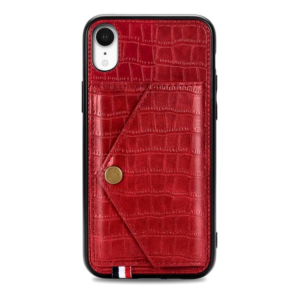 iPhone XR - Stilrent Skal med Kortfack