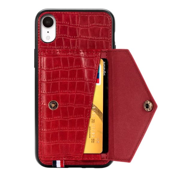 iPhone XR - Stilrent Skal med Kortfack
