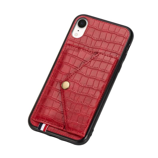 iPhone XR - Elegant Skal med Korthållare