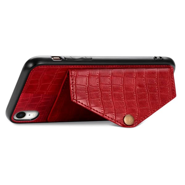 iPhone XR - Elegant Skal med Korthållare