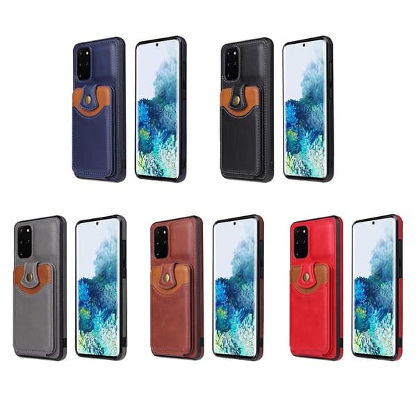 Samsung Galaxy S20 - Stilsäkert Skal med Kortfack