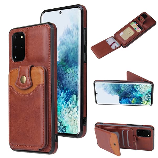 Samsung Galaxy S20 - Stilsäkert Skal med Kortfack