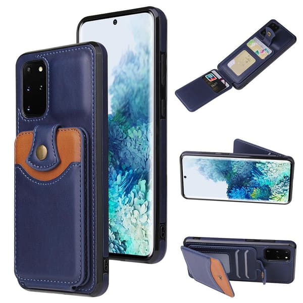Samsung Galaxy S20 - Stilsäkert Skal med Kortfack