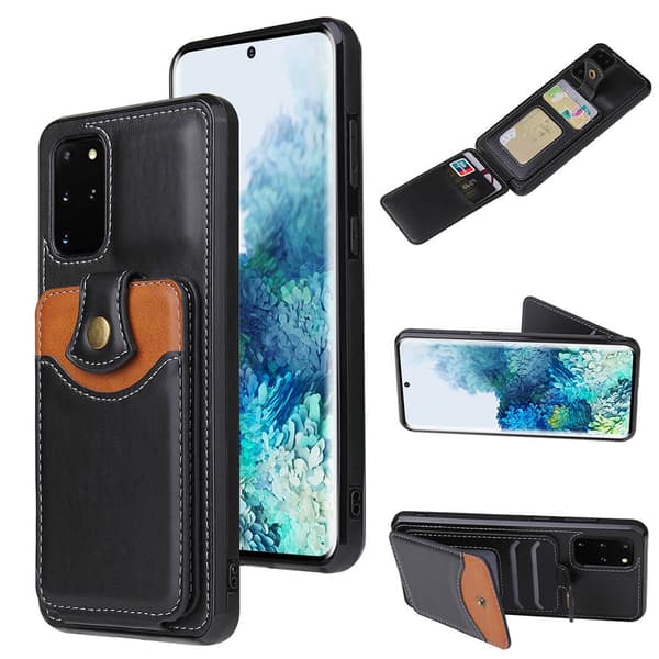 Samsung Galaxy S20 - Stilsäkert Skal med Kortfack
