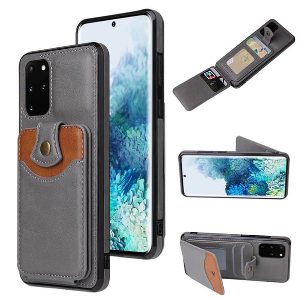 Samsung Galaxy S20 - Stilsäkert Skal med Kortfack