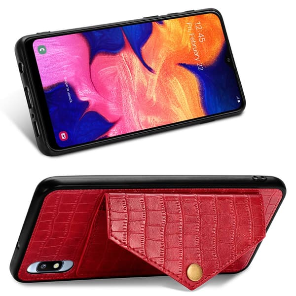 Samsung Galaxy A10 - Stilrent Skal med Kortfack
