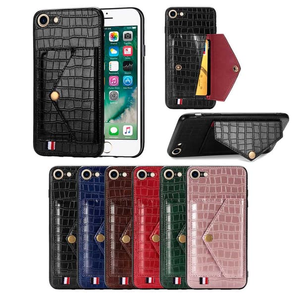 iPhone 7 - Professionellt Stilrent Skal med Kortfack