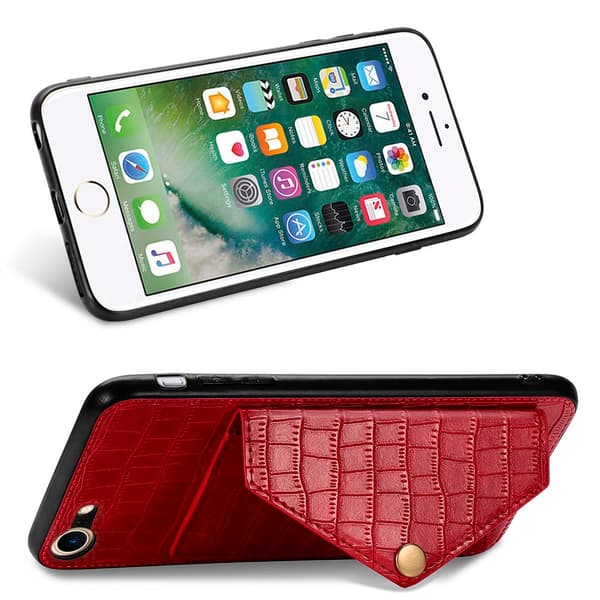 Elegant Skal med Kortfack - iPhone 7