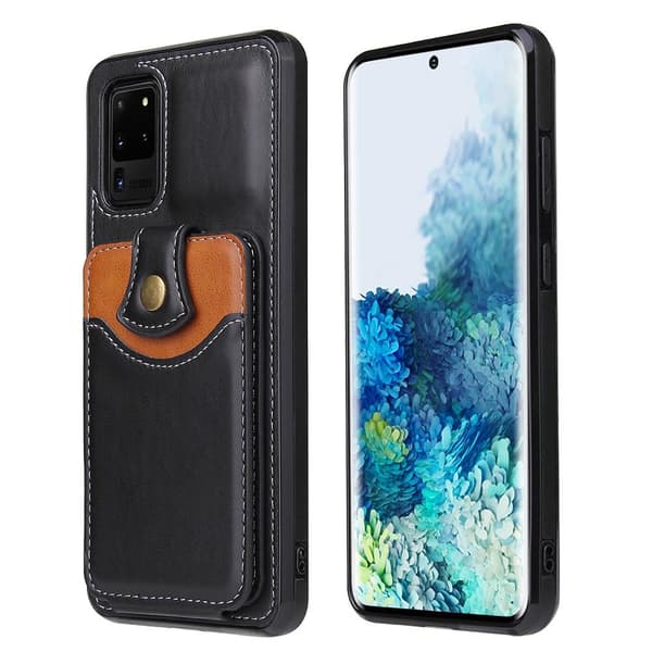 Professionellt Skal Korthållare - Samsung Galaxy S20 Ultra Svart