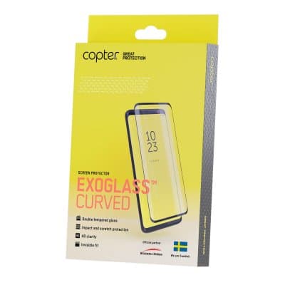 Copter iPhone 11 Pro Max / XS Max Skärmskydd - Exoglass Curved Svart