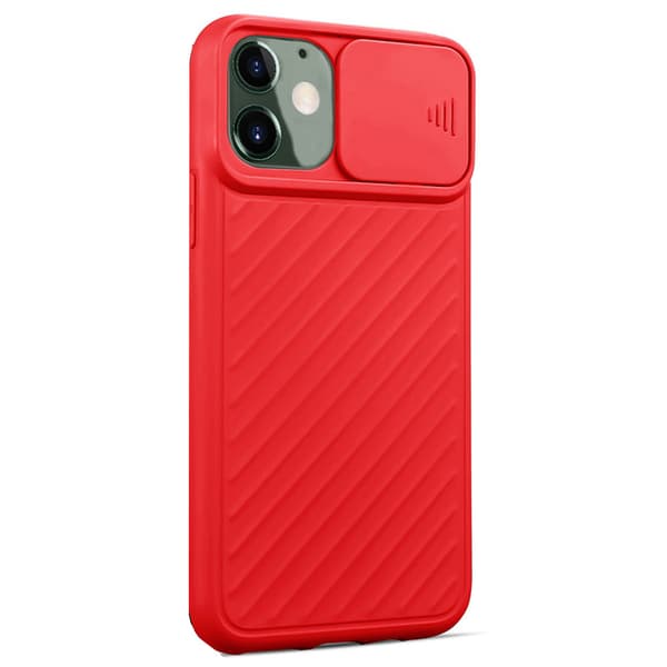 iPhone 11 - Skyddsskal med Kamera Skydd Röd Röd