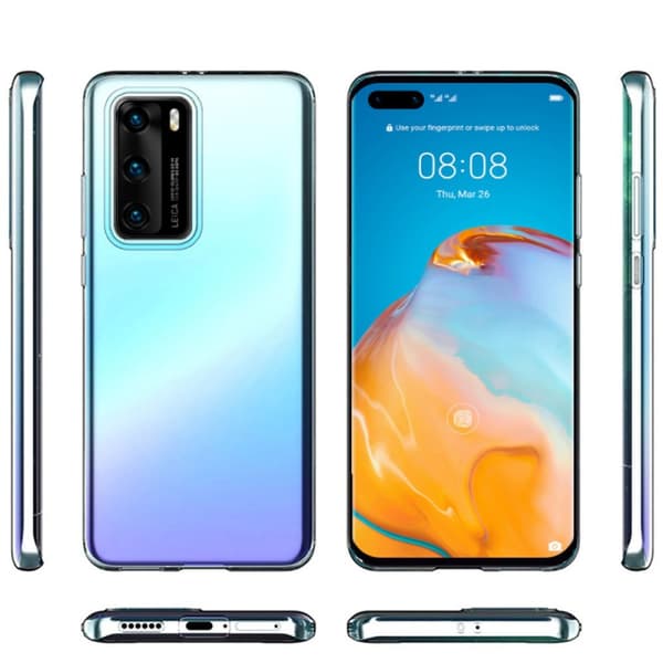 Silikone cover gennemsigtig Huawei P40 (ANA-AN00)
