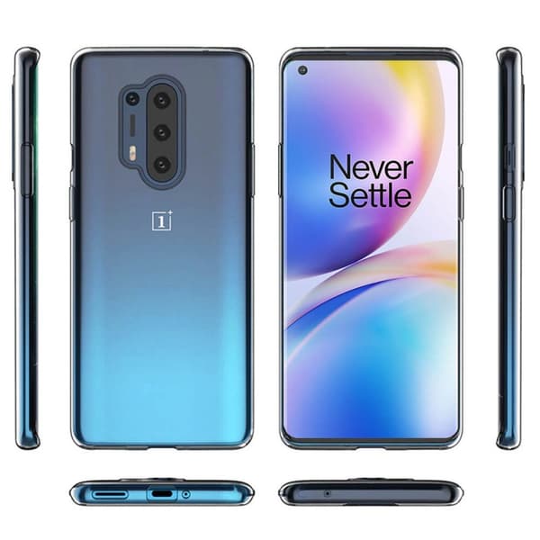 Silikone cover gennemsigtig OnePlus 8 Pro (IN2020)