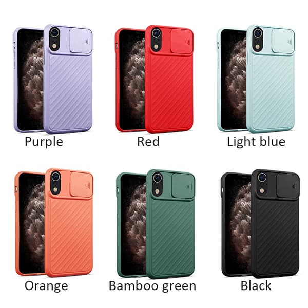 iPhone XR - Genomtänkt Stilrent Skal KAMERA SKYDD