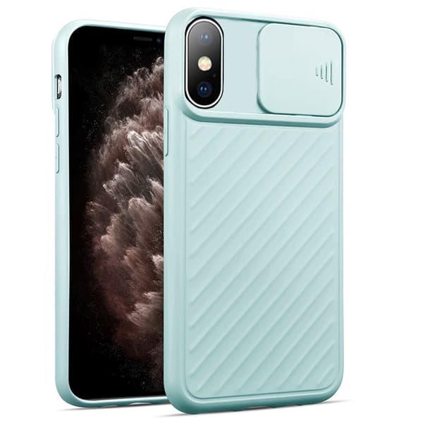 iPhone XS Max - Robust Skyddande Skal Ljusblå