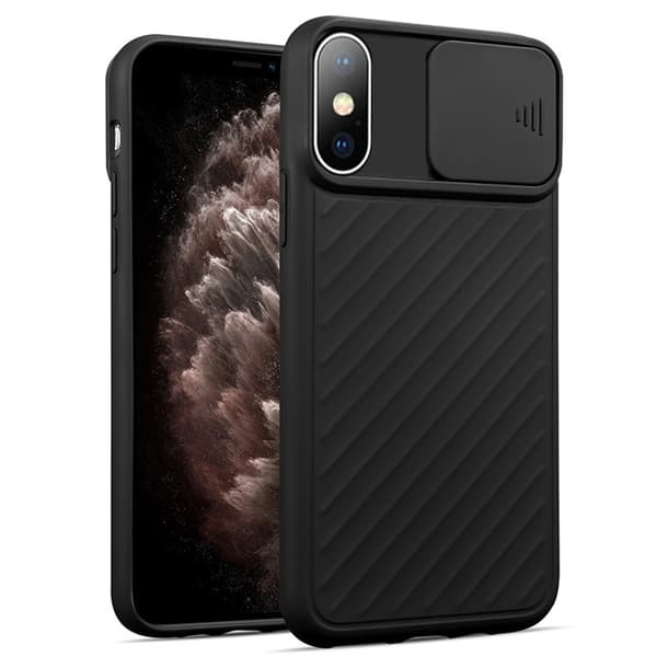 iPhone X/XS - Genomtänkt Stöttåligt Skal KAMERA SKYDD
