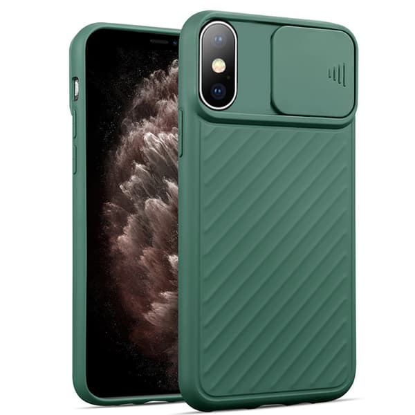 iPhone X/XS - Genomtänkt Stöttåligt Skal KAMERA SKYDD